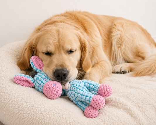 Pourquoi mon chien dort-il avec son doudou ?