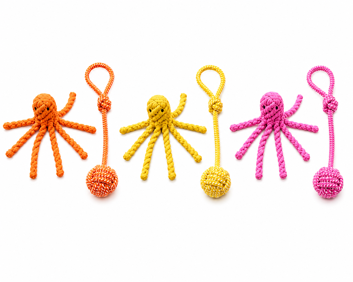 Pack Océan – Jouets en Corde pour Chien
